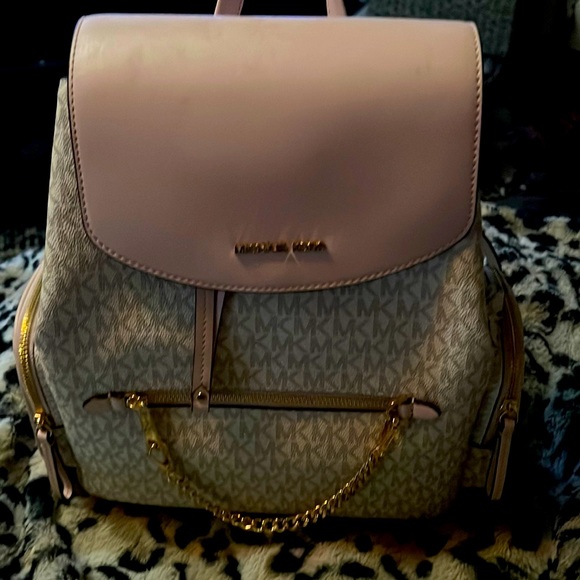 Blush pink medium Michael Kors back pack new never used